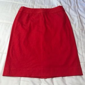 Banana Republic red skirt, size 4